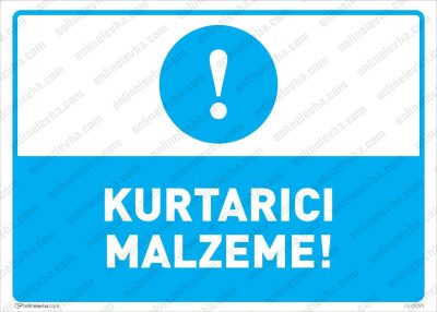 Kurtarıcı Malzeme Levhası