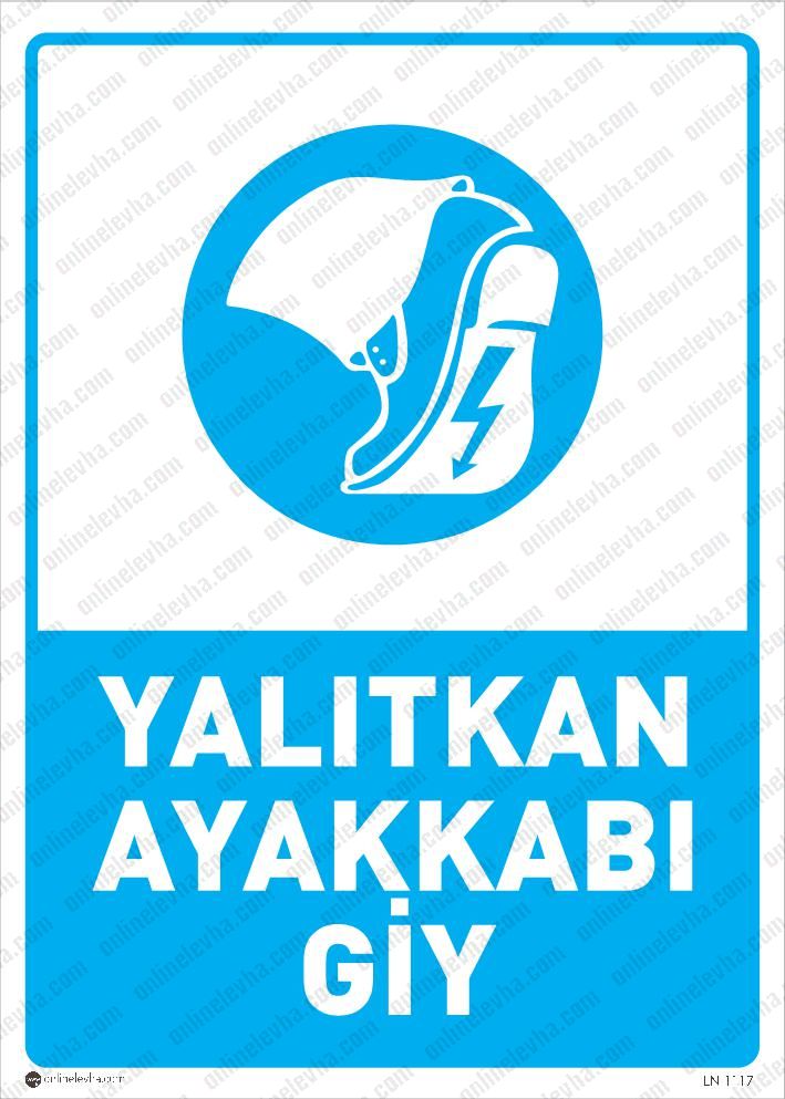 yalitkan-ayakkabi-giy | İş Güvenlik Levhaları