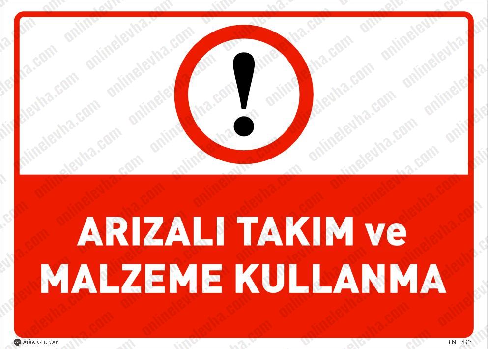 arizali-takim-ve-malzeme-kullanma | İş Güvenlik Levhaları