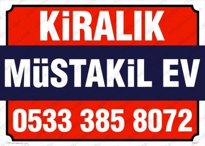 Kiralık Müstakil Ev İlan Afişi