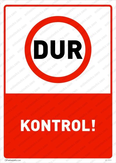 Dur Kontrol Levhası