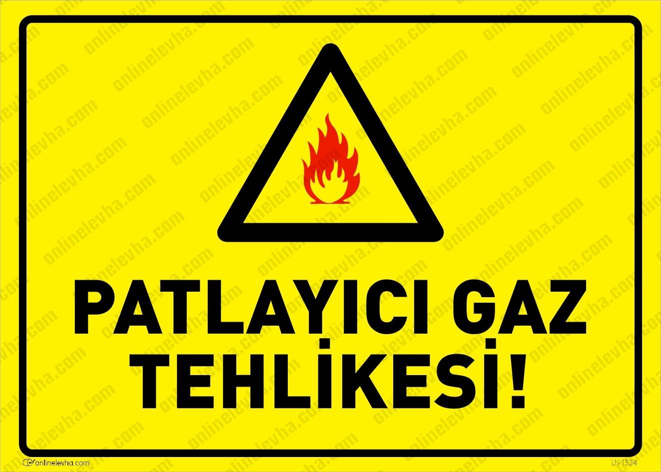 patlayici-gaz-tehlikesi | İş Güvenlik Levhaları