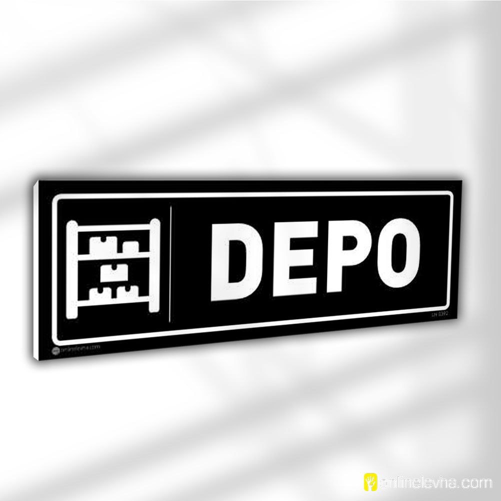 depo-kapi-isimligi-392-siyah | İş Güvenlik Levhaları