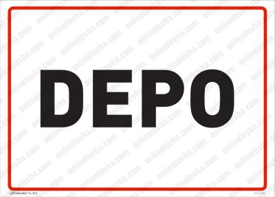 Depo Bölümü Levhası
