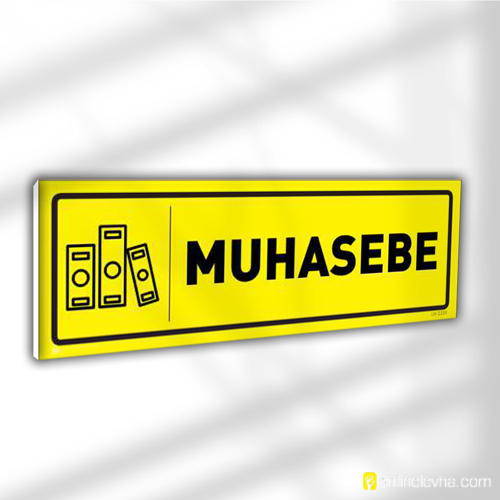 muhasebe-kapi-isimligi-0359-sari | İş Güvenlik Levhaları