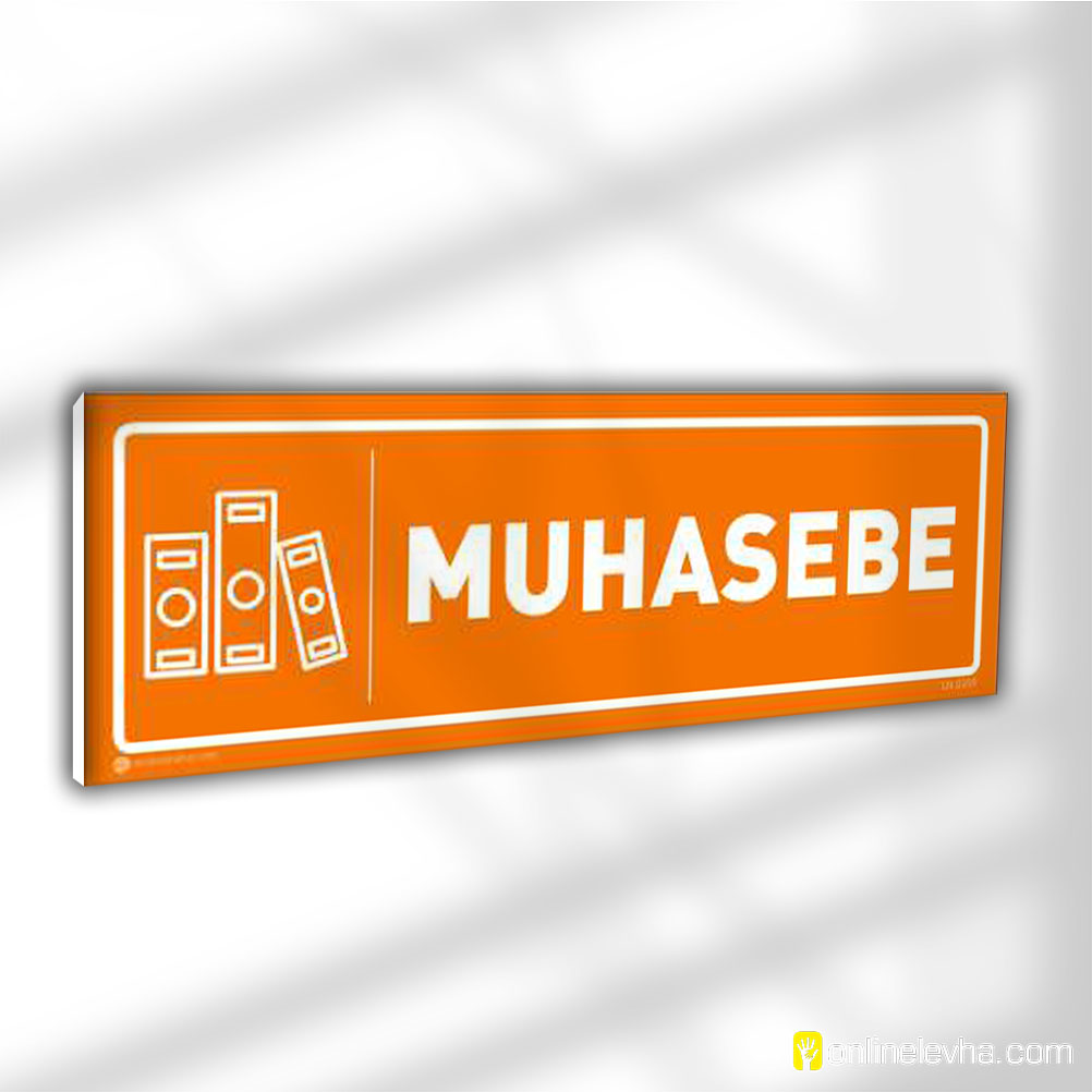 muhasebe-kapi-isimligi-0359-turuncu | İş Güvenlik Levhaları