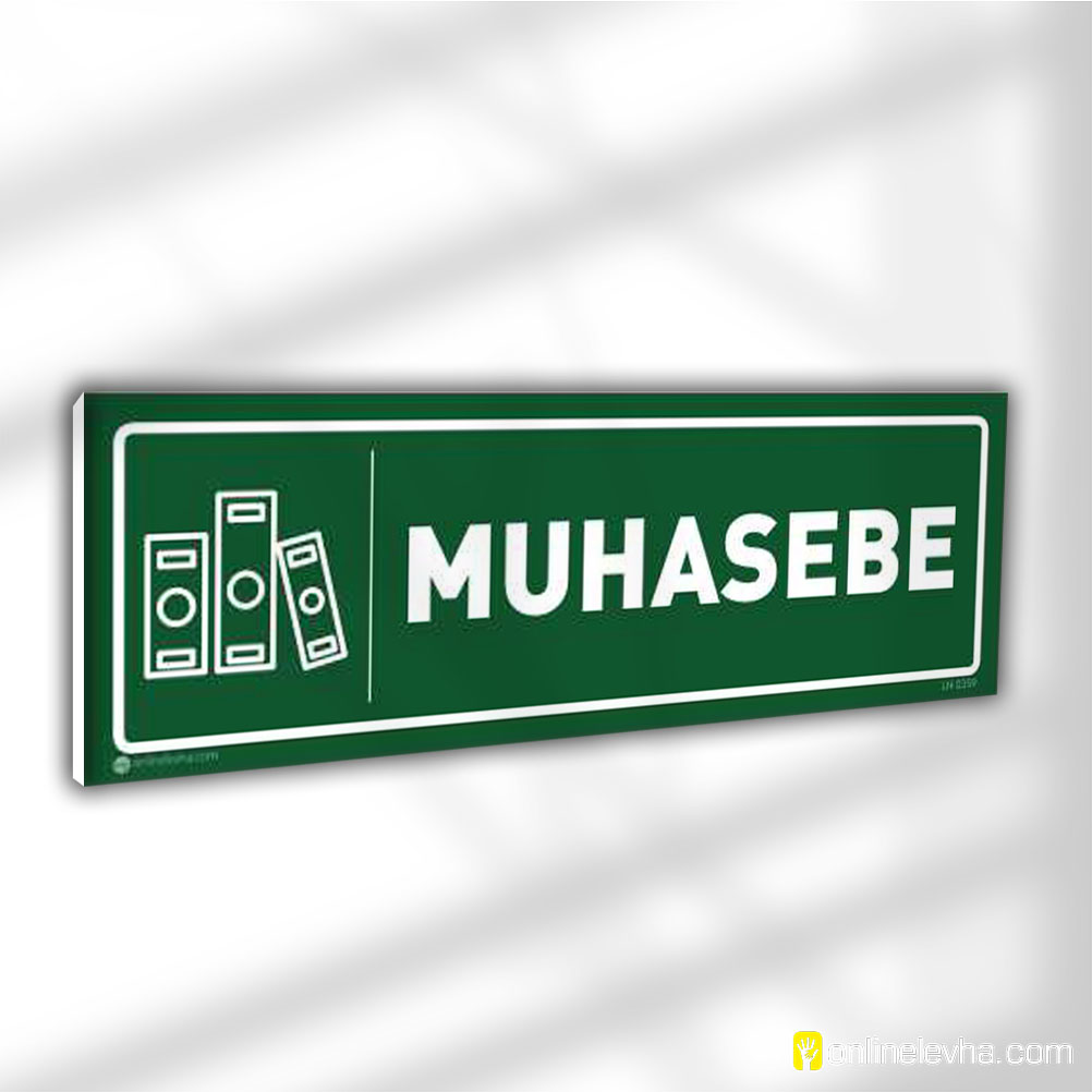 muhasebe-kapi-isimligi-0359-yesil | İş Güvenlik Levhaları