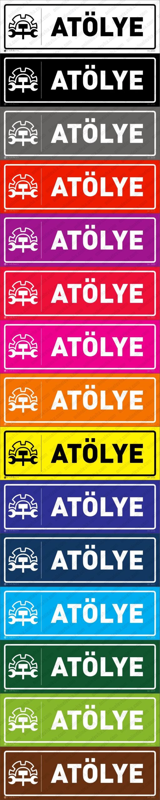 atolye | İş Güvenlik Levhaları