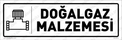 Doğalgaz Malzemesi Kapı İsimliği Levhası