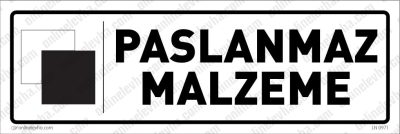 Paslanmaz Malzeme Kapı İsimliği Levhası