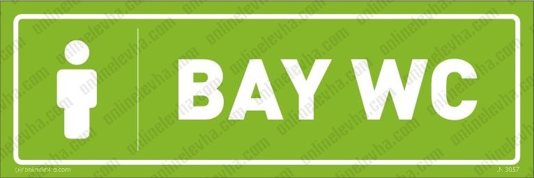 bay-wc-kapi-isimligi-14 | İş Güvenlik Levhaları