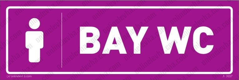 bay-wc-kapi-isimligi-5 | İş Güvenlik Levhaları