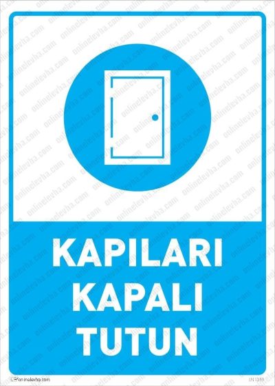 kapilari-kapali-tutun-levhasi | İş Güvenlik Levhaları