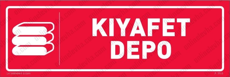 kiyafet-depo-kapi-isimligi-6 | İş Güvenlik Levhaları