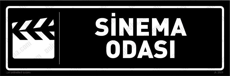sinema-odasi-kapi-isimligi-2 | İş Güvenlik Levhaları