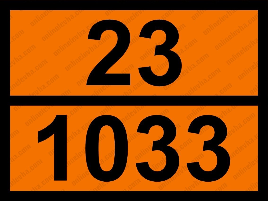 dimetil-eter-adr-levhasi-23-1033 | İş Güvenlik Levhaları