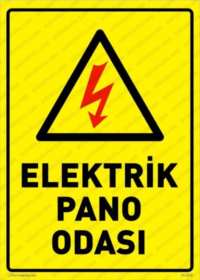 Elektrik Pano Odası Levhası