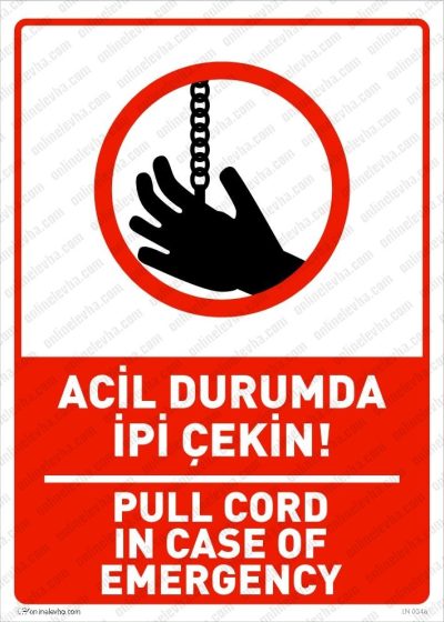 Acil Durumda İpi Çekin, Pull Cord In Case of Emergency (TR/EN)