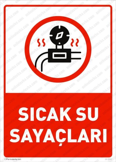 Sıcak Su Sayaçları Levhası