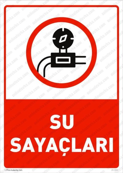 Su Sayaçları Levhası