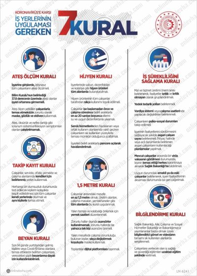Korona Virüse Karşı İş Yerlerinde Uyulması Gereken 7 Kural