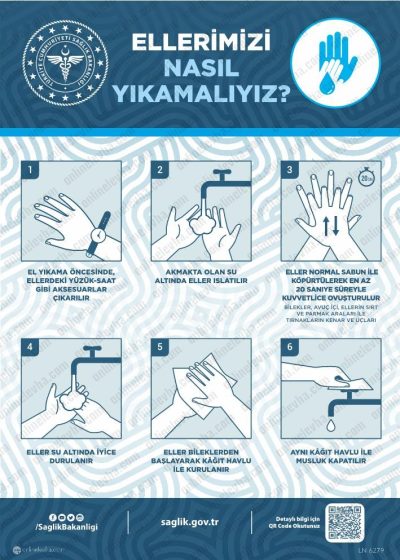 Ellerimizi Nasıl Yıkamalıyız Levhası