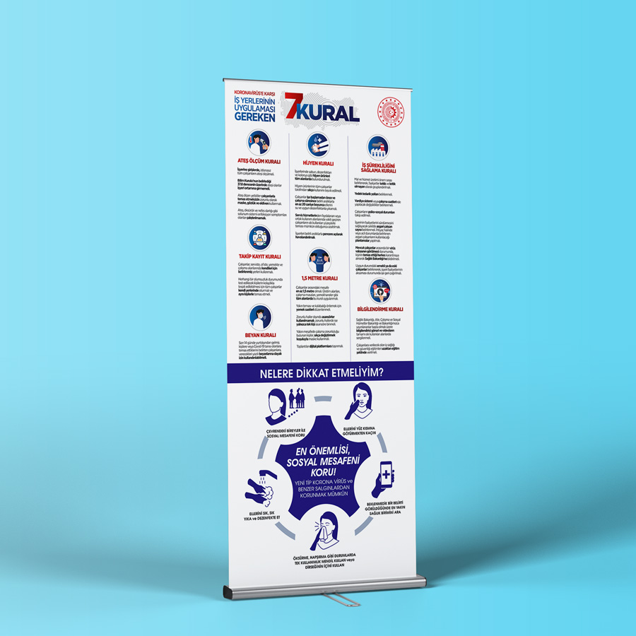 korona-virus-isyerlerinde-uygulanmasi-gereken-kurallar-rollup | İş Güvenlik Levhaları